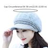 Thicken Warm Winter Beret Hat Plush Skullcap Soft Beanie Hat  Women