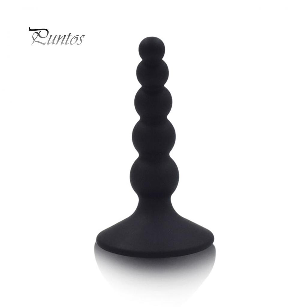 Silicone G-Spot Stimulation Women Men Butt Plug Dildo Masturbation Adult Sex Toy