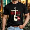 Relax The Bass Player Is Here Funny Music T-T-Shirt Guitarist Humor Quote Gift Top
