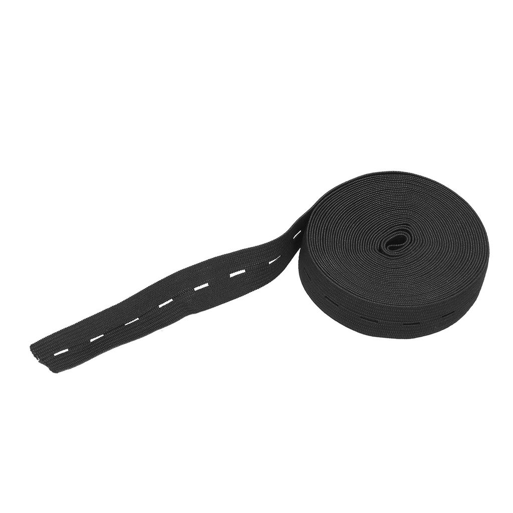 Buttonhole Elastic Band Portable Multipurpose Home Office Practical Rubber Band Fixing ToolBlack
