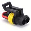 2 Pairs 2 Pin Way Sealed Waterproof Electrical Wire Connector Plug Car Auto Sets