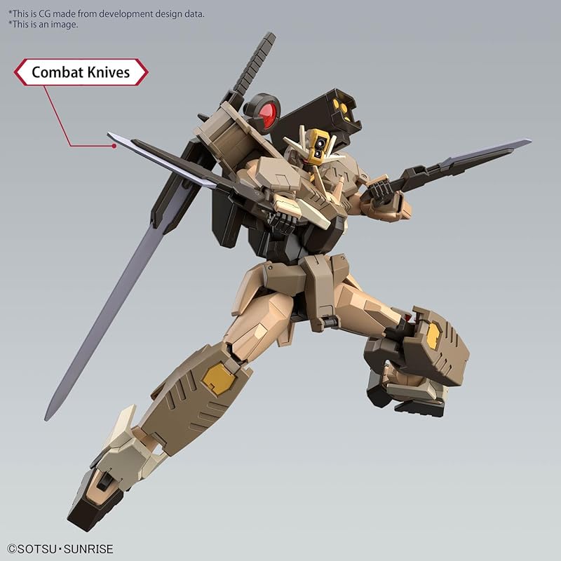 HG gundam build metaverse Gundam 00 Commando Quanta Desert Type 1/144 scale Color-coded plastic model