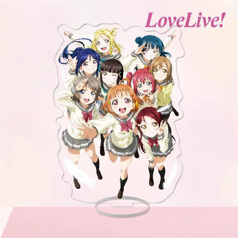Modellino Stand Gruppo Anime Moda Love Live Portachiavi Kotori Minami Nico Yazawa Sonoda Umi Figure Supporto Standee Scrivania