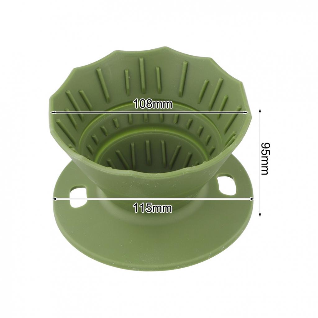 Silicone Dripper with Unique Design Great for Flavorful Coffee Extraction