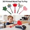 Creative 3D Printed Wand Tap To Pay Portable Cute Contactless Payment Sleeve 35cm Lightweight Credit Card Holder Daily Use