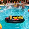 Inflatable Nine-Hole Floating Bar Tray for Pool Parties