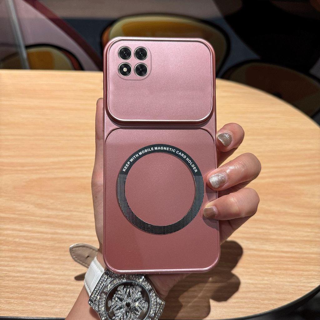 Metallic Finish Magnetic TPU Phone Case for Xiaomi Redmi Note 15 Pro+,15 Pro 5G Pro 4G 15 5G,POCO M8 Pro 5G M8 5G Shockproof Matte Soft Cover