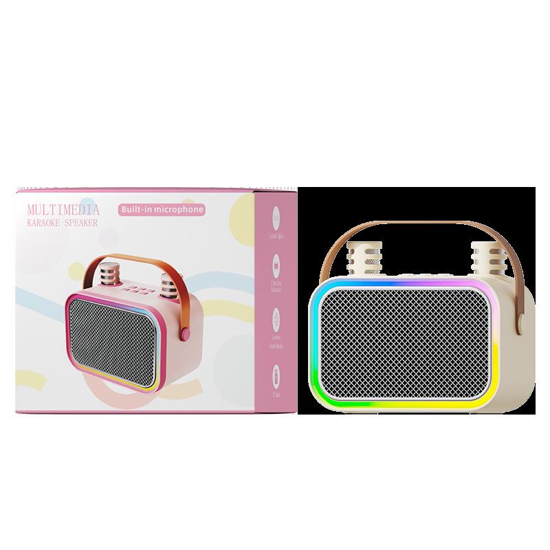 Karaoke Bluetooth Speaker with Microphone Set and Built-in Sound Card TAS2808