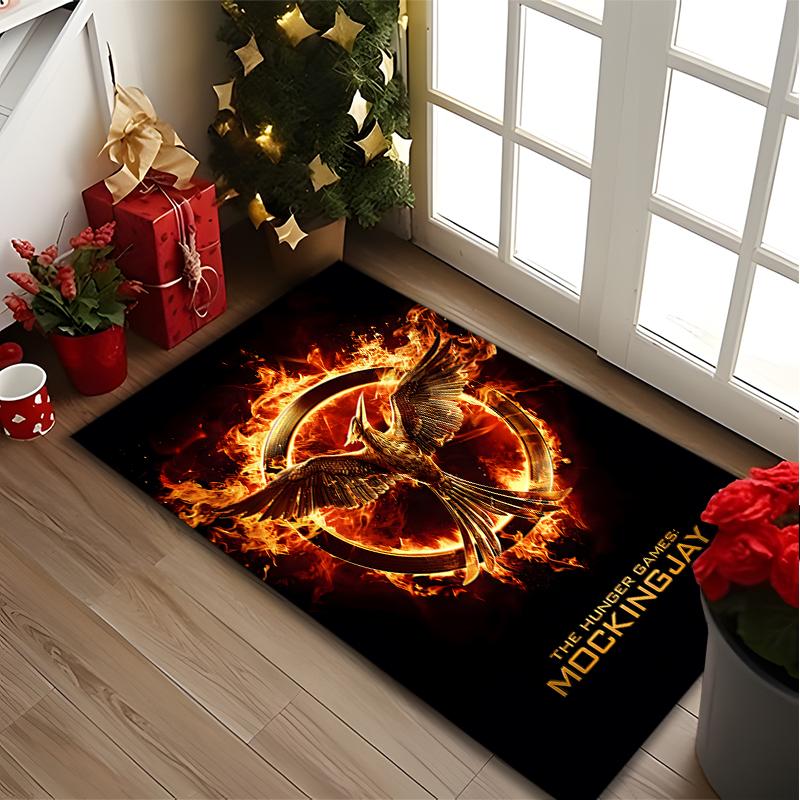 1pc Fire Emblem Symbol Printed Chair Rug for Home Office Use, Living Room Kitchen Game Room Area Carpet