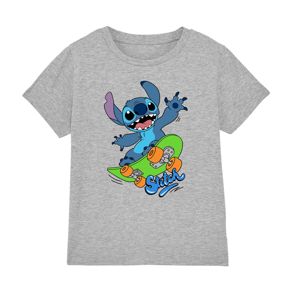 Lilo & Stitch Childrens/Kids Skateboard T-Shirt