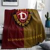 1 Stück Dynamo Dresden gemusterte Flanelldecke für alle Jahreszeiten geeignet für Heimdekoration Wärme und Komfort Geschenke Feiertagsgeschenk
