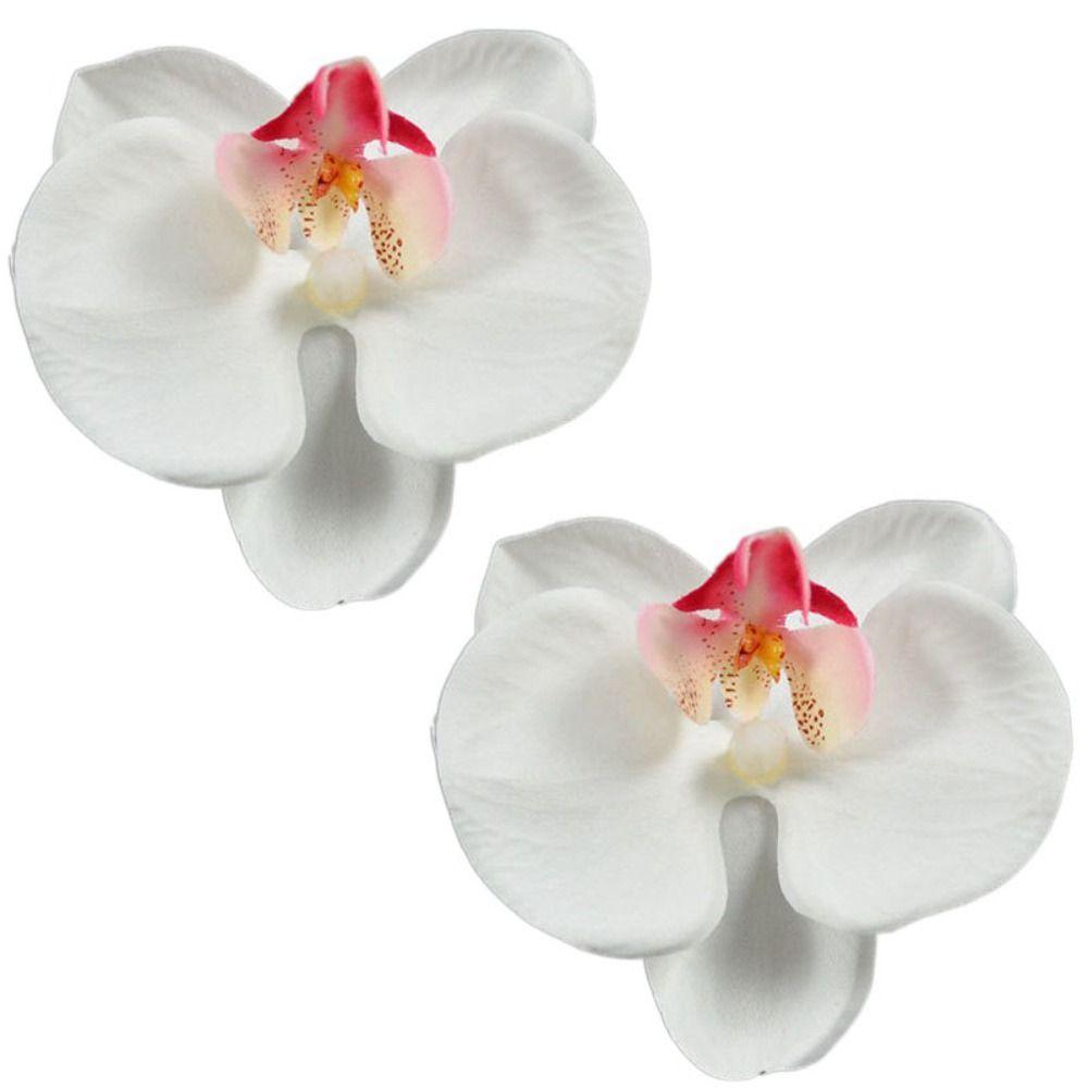 2pcs Korean Style Artificial Butterfly Orchid Decoration Flowers Orchids  Car Home Decoration
