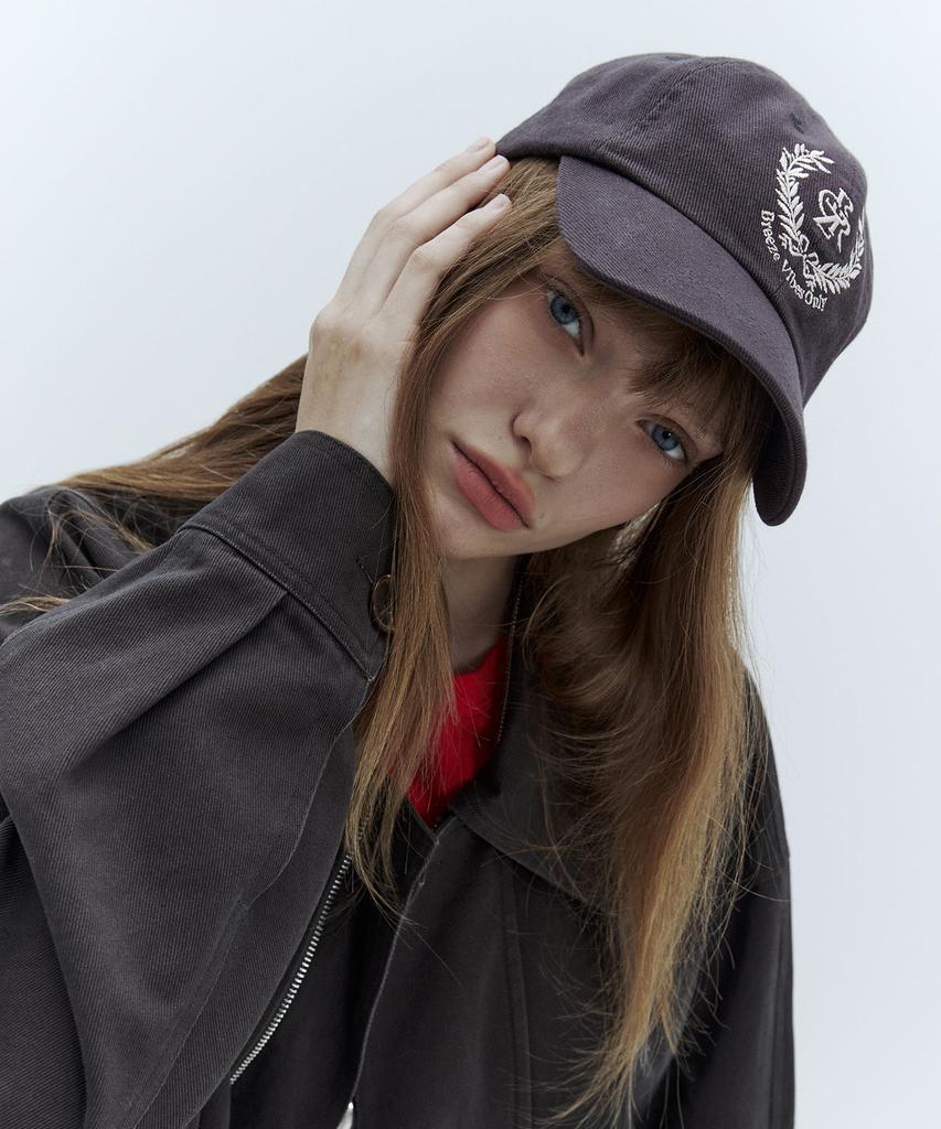 CITYBREEZE Laurel Logo Embroidered Ball Cap_2 Colors
