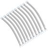 10pcs 14 X 1.5mm Flexible Metal Hose Cast Steel Hose for Air Compression Machine 28cm