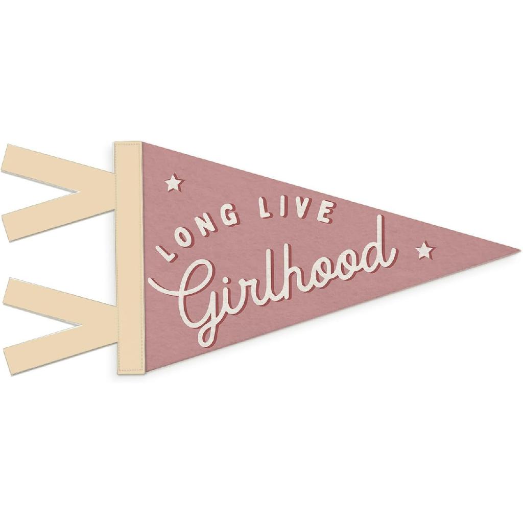 Boys Room Decor, Long Live Boyhood Wall Hanging Pennant Flag Banner, Preppy Neutral Checkerboard Wall Decorations for Nursery Toddler Boys Bedroom