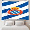 Real Sociedad Crest Design Tapestry Hanging for Bedroom,Livingroom, Playroom,Decor Art Room Wall Tapestry Holiday and Birthday Gifts