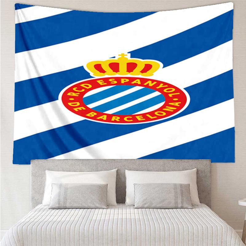 Real Sociedad Crest Design Tapestry Hanging for Bedroom,Livingroom, Playroom,Decor Art Room Wall Tapestry Holiday and Birthday Gifts