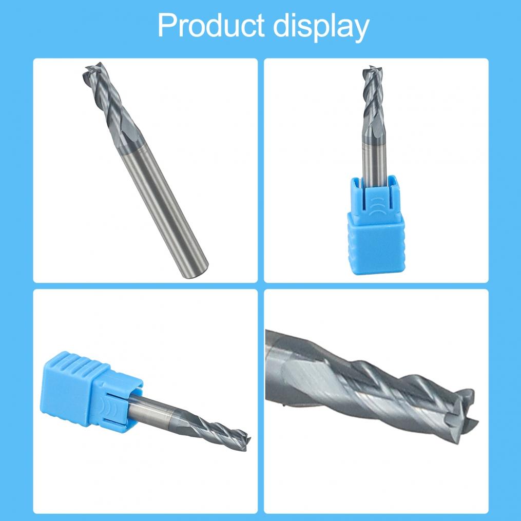 Solid Carbide End Mill with 4 Teeth Design for Exceptional Cutting Efficiency