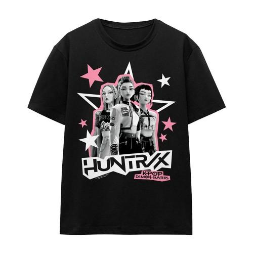 K-Pop Demon Hunters Womens/Ladies Huntrix Scrapbook Stars Regular T-Shirt