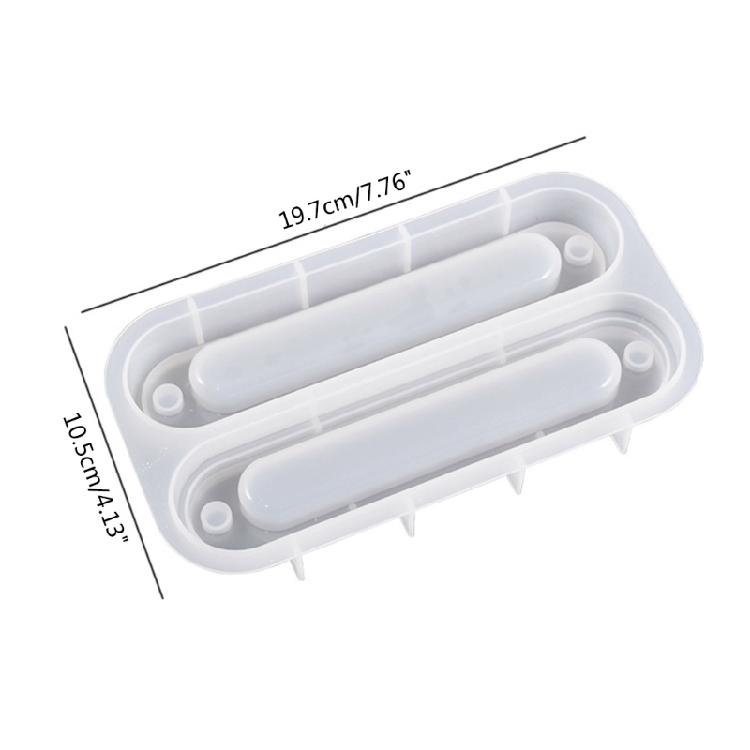 Dices Storage Box Resin Molds,Silicone Dices Organizer Holder Mold for DIY Craft