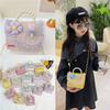 Kids Handheld Girls Shoulder Bag Cotton Linen Water Resistant Features Durable