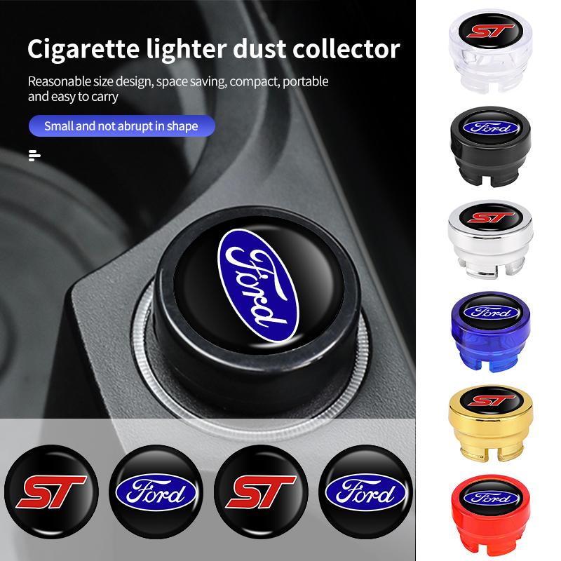 For Ford 1/2PCS Car Logo Cigarette Lighter Dust Plug Button Socket Protective Cover Escort KA Flex Everest KA Expedition Falcon APQ1