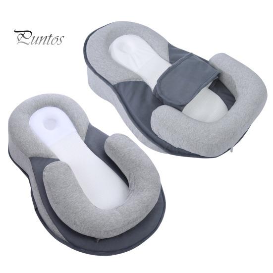 Anti Roll Newborn Baby Bed 15 Degree Incline Angle for Acid Reflux Vomiting Anti-vomiting Slope Pad Bassinet Wedge Baby Snuggle Bed Baby Shower Gift