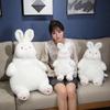Super Soft White Bunny Plushie Toys Stuffed Animals Kawaii Duck/Rabbit Huggle Toys Kids Fluffy Toy Baby Cuddly Pillow for Girls
