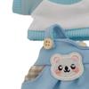 2 Suspender Pants And T-Shirt for Fashion Dolls Miniature Clothes Accessory Costume Handmade