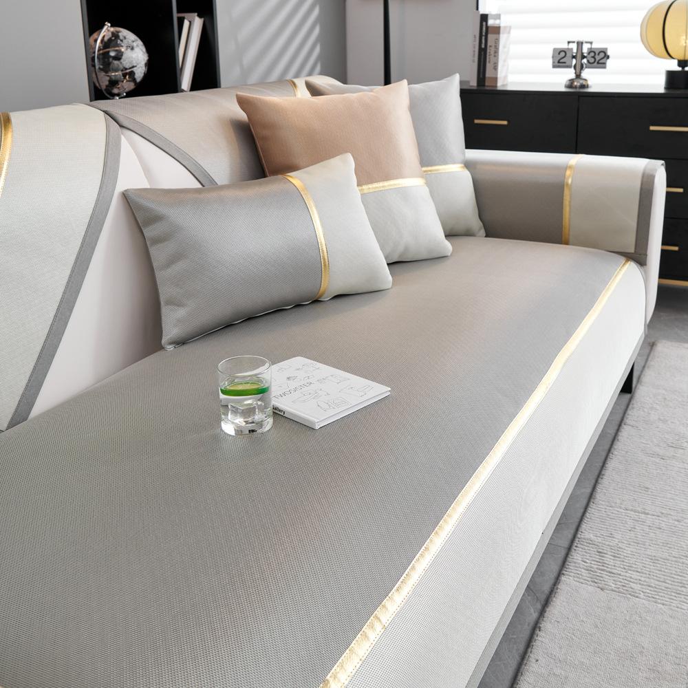 Sofa Cushion Summer Light Luxury Sofa Cushion Sofa Cushion Summer Mat New Cover Cloth Leather Sofa Cover Towel