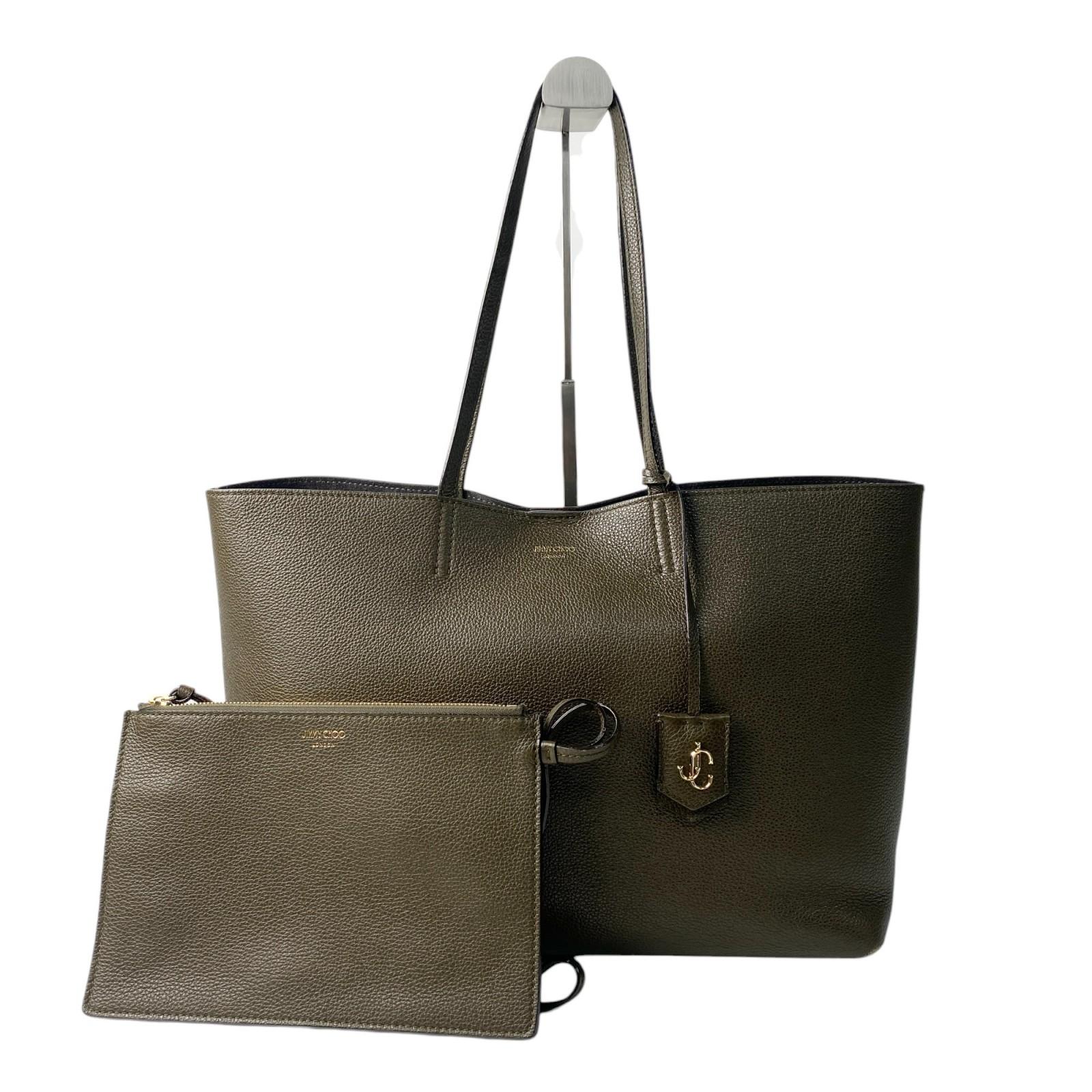 

Used JIMMY CHOOTote Bag khaki leather Women