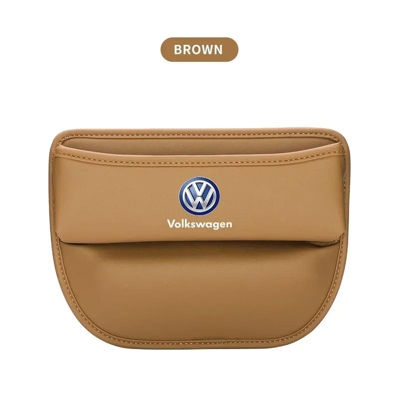 2026 Hot For Volkswagen VW Car Seat Crevice Gaps Storage Box Seat Organizer For Volkswagen CC Golf 4 6 7 GTI Tiguan Passat B5 B6