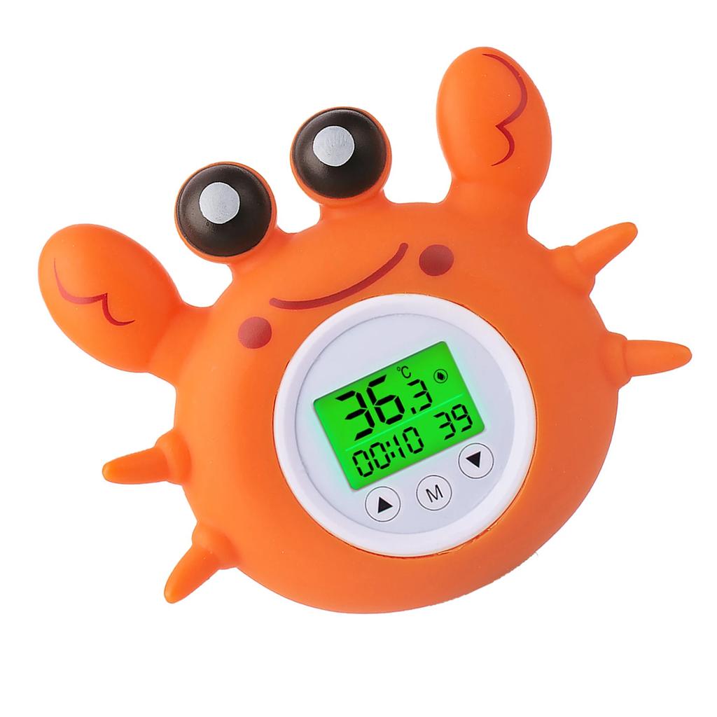 Baby Badethermometer Raumthermometer Digitalanzeige Wasserthermometer Schwimmend Baden Wasserdicht Spielzeug Dusche Geschenk für Neugeborene