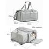 Lightweight Canvas Pets Travel Handbag Breathable Large Capacity Cat Bag Foldable Portable Pet Airline Bag Cat