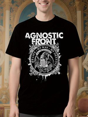 Punk Rock Graphic Tshirt - Agnostic Front Design with My ...