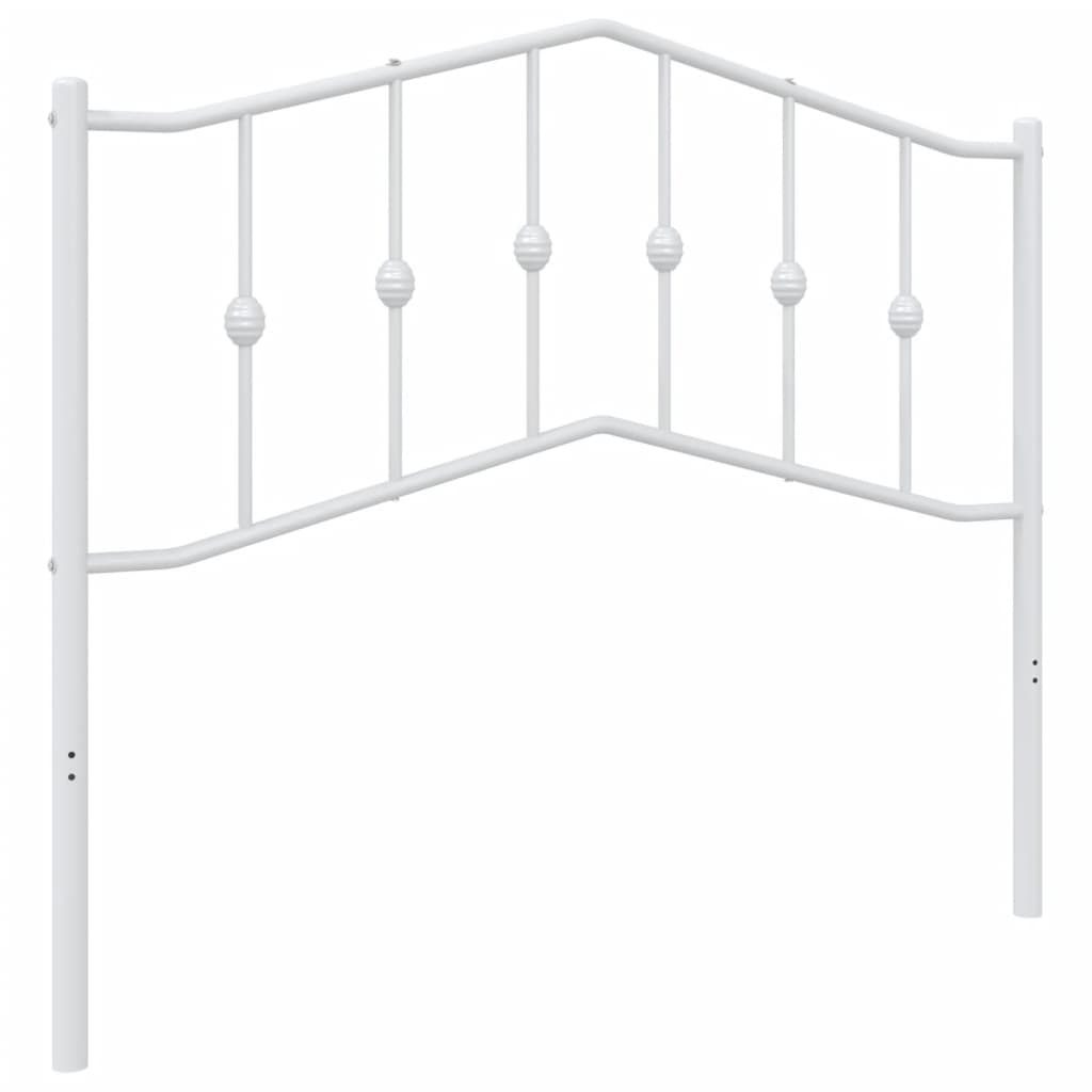 Replacement Headboard Metal White 107 Cm