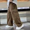 Jungen 2024 Frühling/Herbst Weitbeinige Koreanische Freizeit-Arbeitskleidungshose für Große Kinder