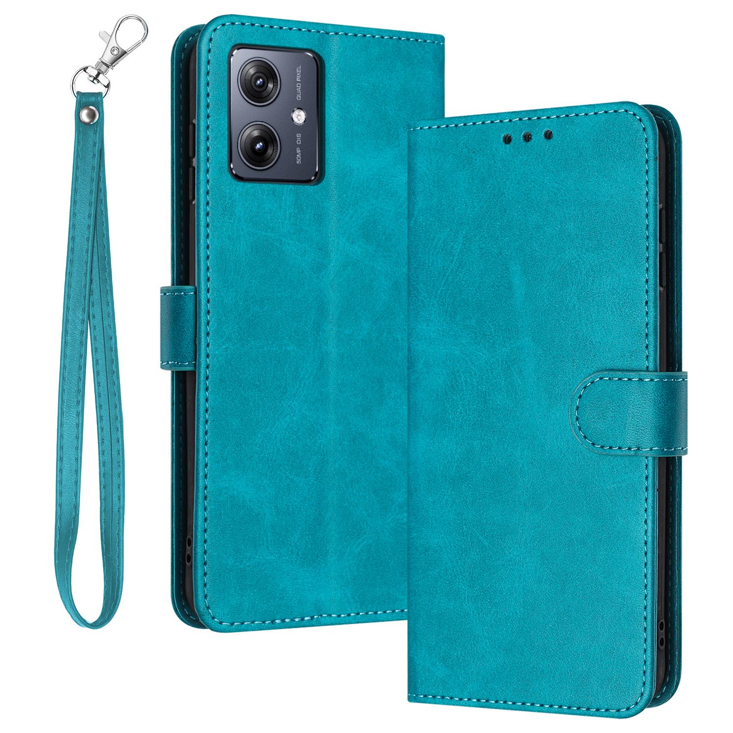 

Чехол для Motorola Moto G54 5G/G54 Power Edition Кожаная подставка Противоударная крышка для мобильного телефона Green