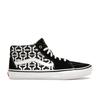 Vans Supreme X Grosso Mid Monogram S - Black Unisex Sneakers White VN0A5KS15XH