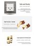 86 Type British Standard 13A Wall Socket with Dual USB Charging Ports