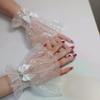 Nail Photo Equipment Short Bow Mesh Wrist Fake Sleeves Bride Decorative False Cuff Tulle Item Nail Art Take Picture Background