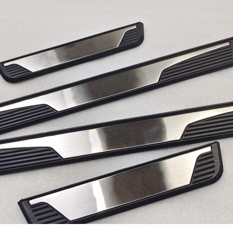 

Для Renault CAPTUR KAPTUR E-TECH 2014-2022 2023 аксессуар из нержавеющей стали, накладка на порог автомобиля, защитная накладка, накладка Silver CAPTUR Letter