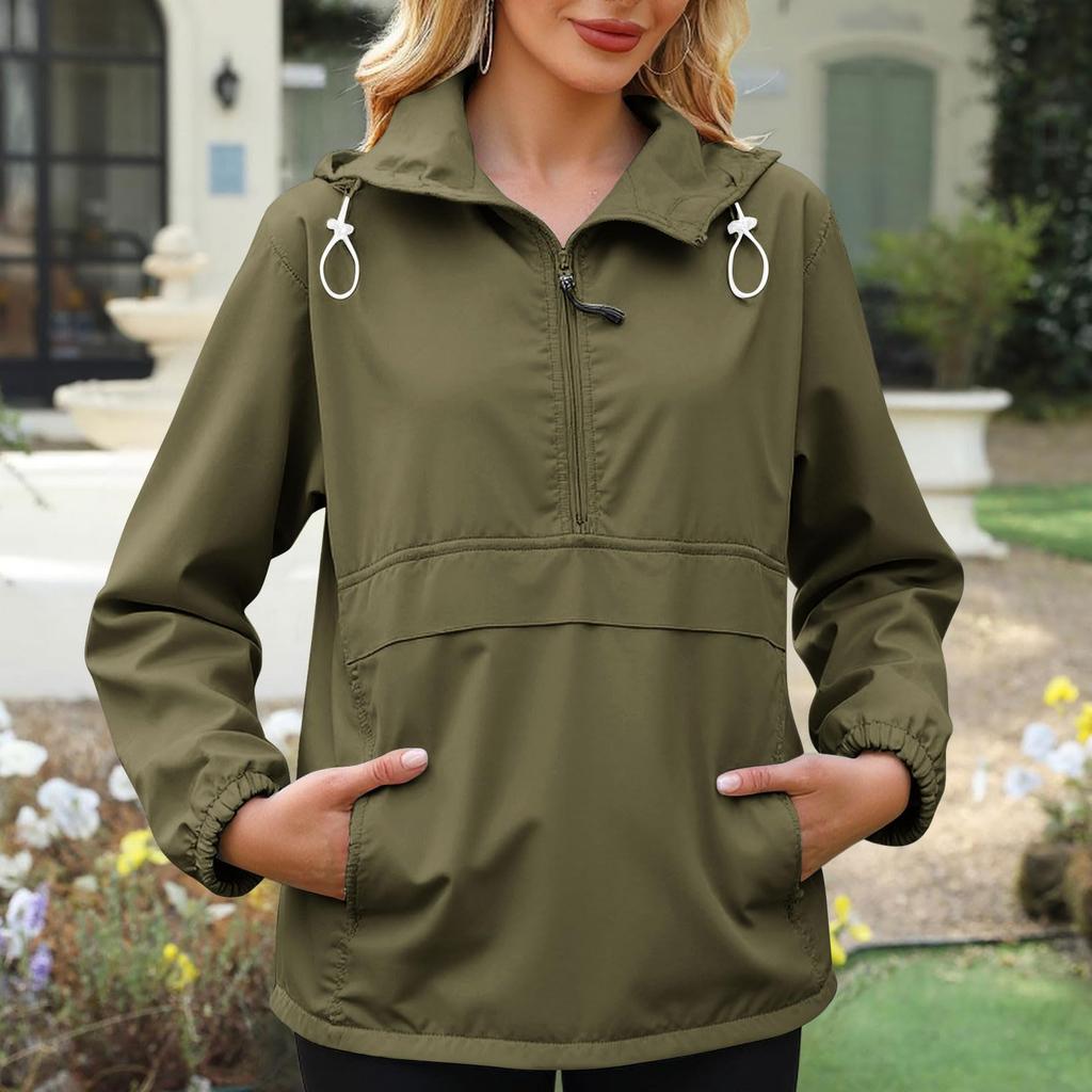 Women's Fashion Casual Solid-Color Waterproof Outdoor Hiking Short-Sleeve Top