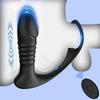 Thrusting Vibrating Anal Vibrator for Men Prostate Massager Cock Ring Anal Butt Plug G Spot Massager Male Sex Toys for Couples