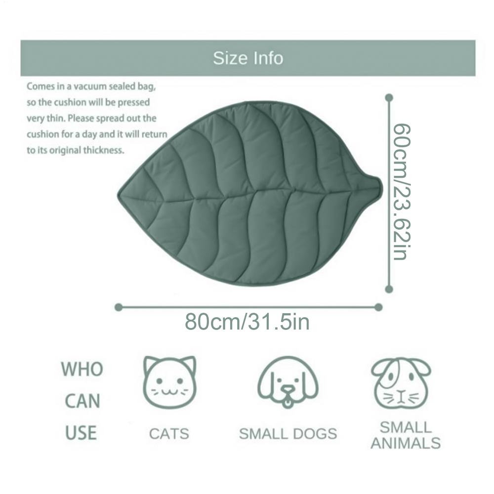 

Dog Cooling Mat Pet Cooling Mat for Cats Non-Slip Washable Pad with Leaves Shape Bed Blanket for Crate Car Beach Pool Camping красный