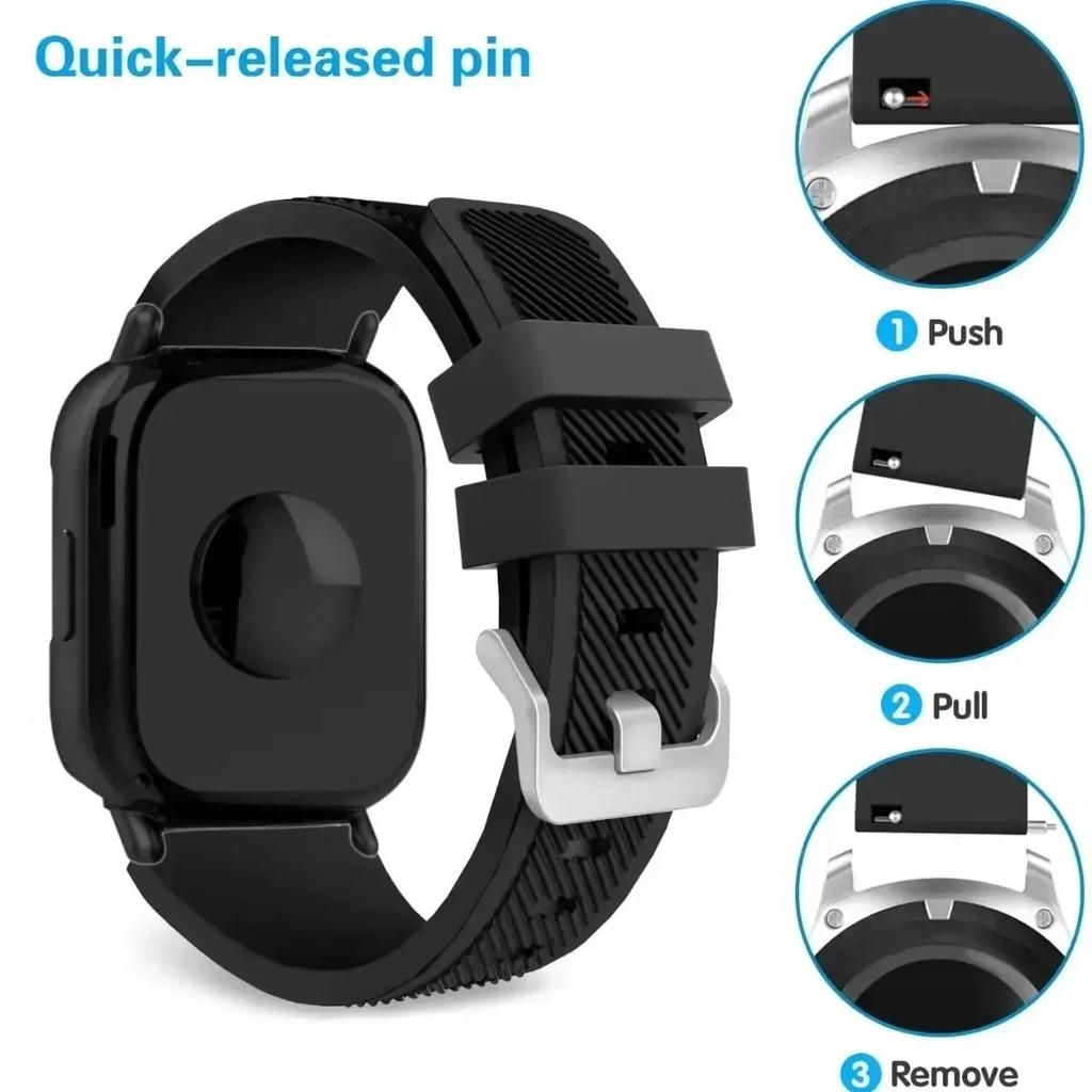 Sport-Silikonarmband für Redmi Watch 5 Active 5 Lite Smartwatch Sportliches Weiches Atmungsaktives Band für Redmi Watch 3 Active 3 Lite