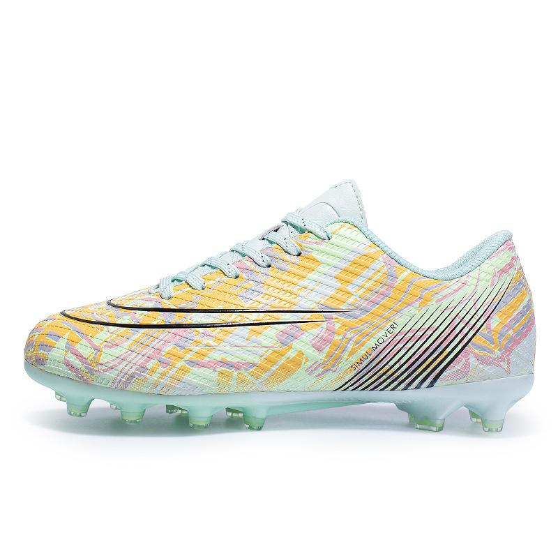 New World Cup low-top broken nail football shoes Men's long nail lawn football training shoes