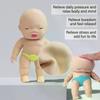 Squeeze Stress Doll Toys, Cute Little Baby Doll Fidget Toys, Stress Relief Sensory Squishy Toys for Kids Adults