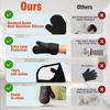 Silicone Oven Mitts Heat Resistant Oven Gloves with Non-Slip Waterproof Soft Lining Silicone Oven Mitt for Potholders Cooking Baking Kitchen Mitten,