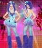 Animal Furry Costume Hood With Mini Skirt Halloween Carnival Cosplay Dress Up Party Outfit